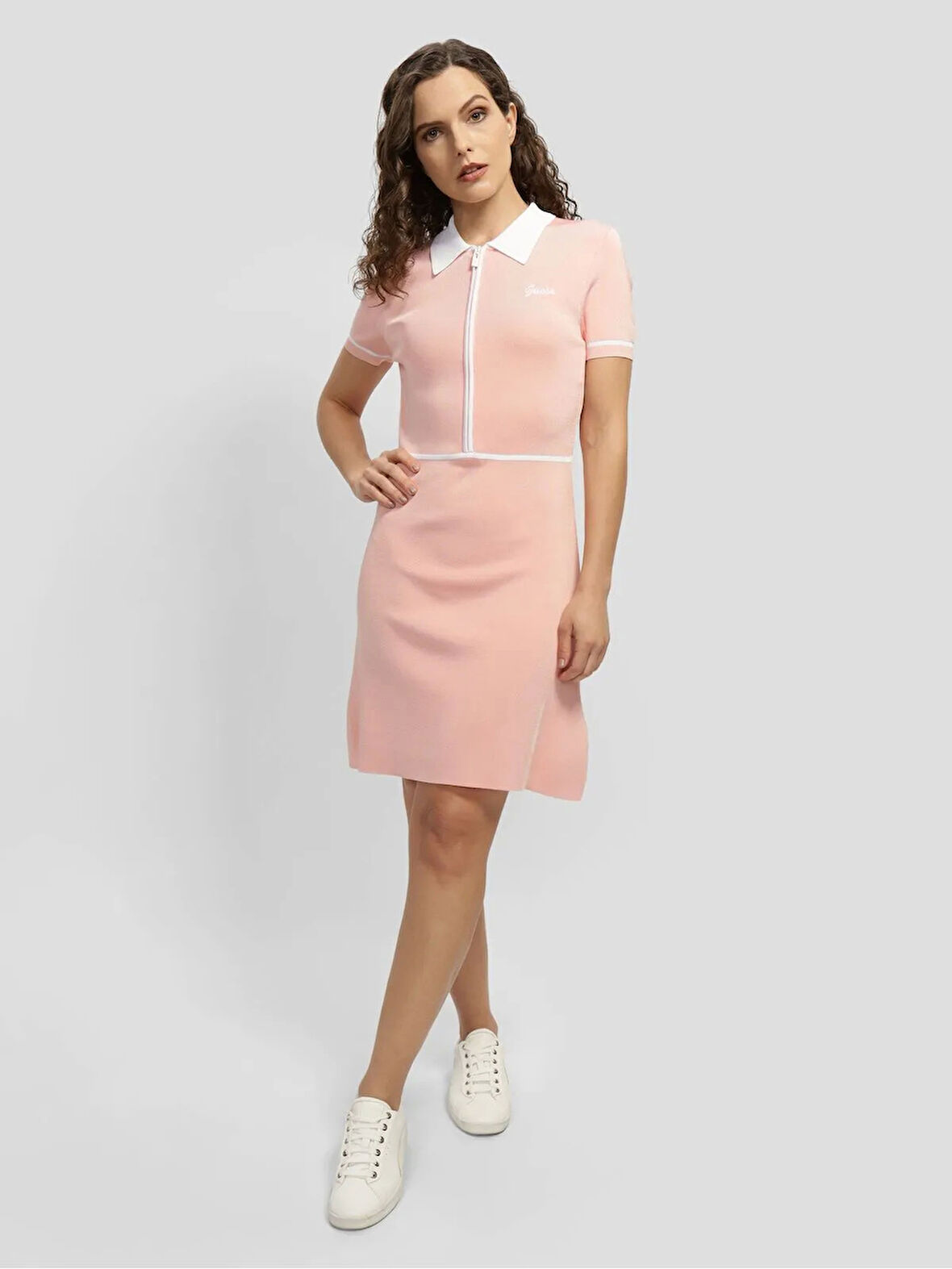 Guess SS SWEATER DRESS Kadın Pembe Elbise V5GK00Z3D60-C420