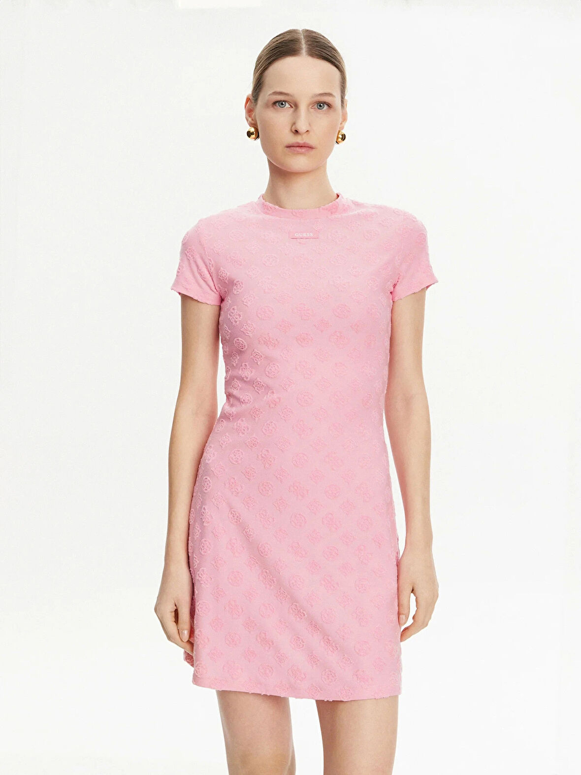 Guess Kadın  Peony Jakarlı Elbise