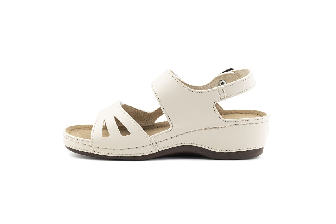 ComfortOrtho Rahat 1818 – Ortopedik Vegan Deri Kadın Sandalet