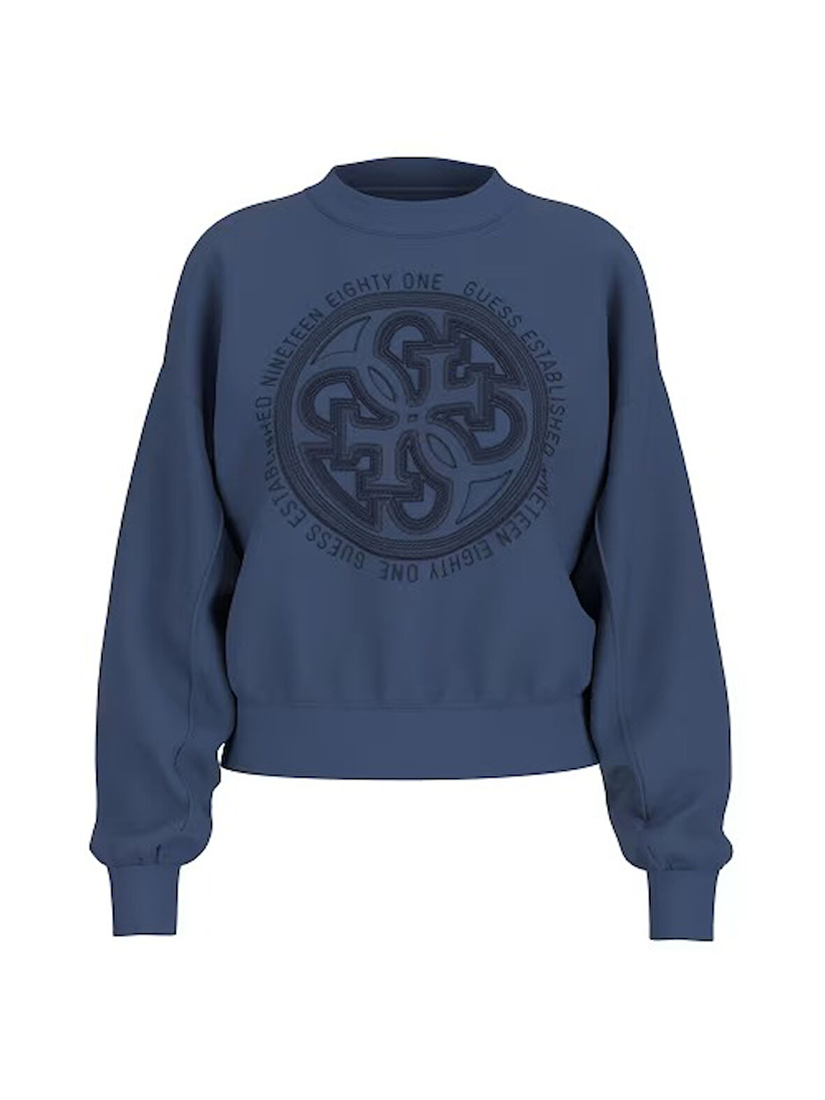 Guess Cn 4G Logo Hofix Kadın Sweatshirt W5YQ07KB681
