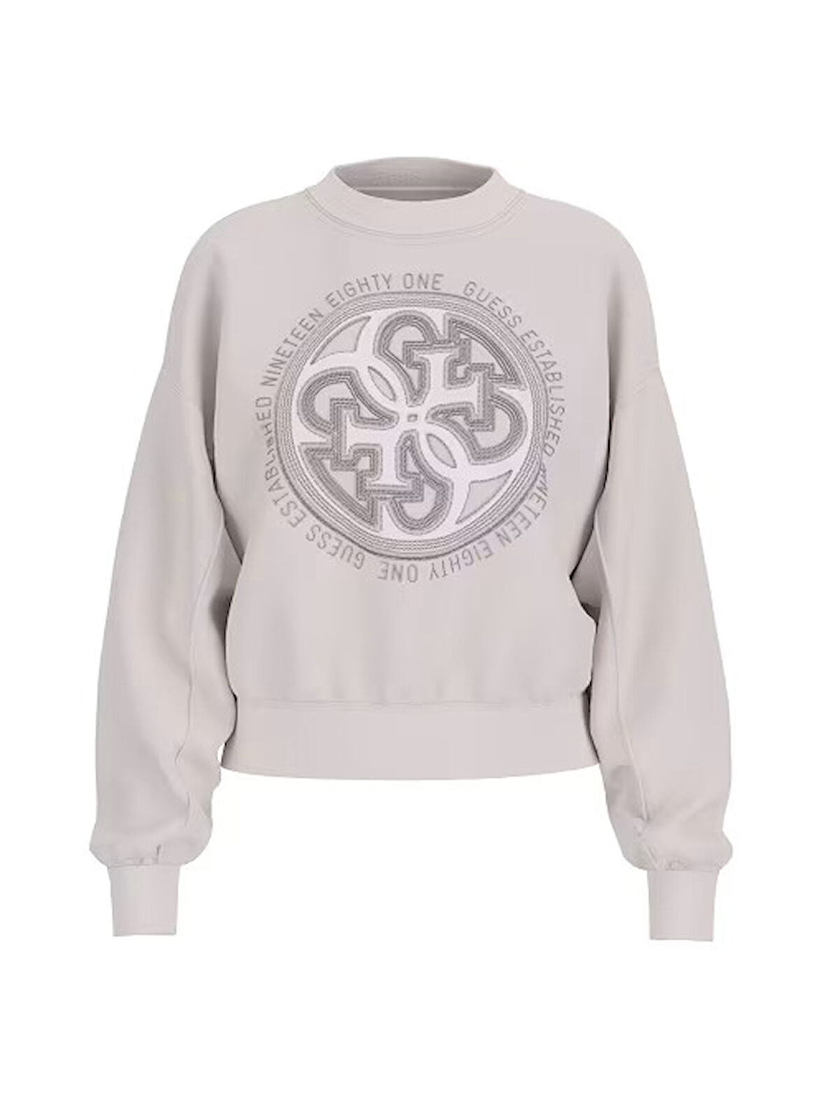 Guess Cn 4G Logo Hofix Kadın Sweatshirt W5YQ07KB681