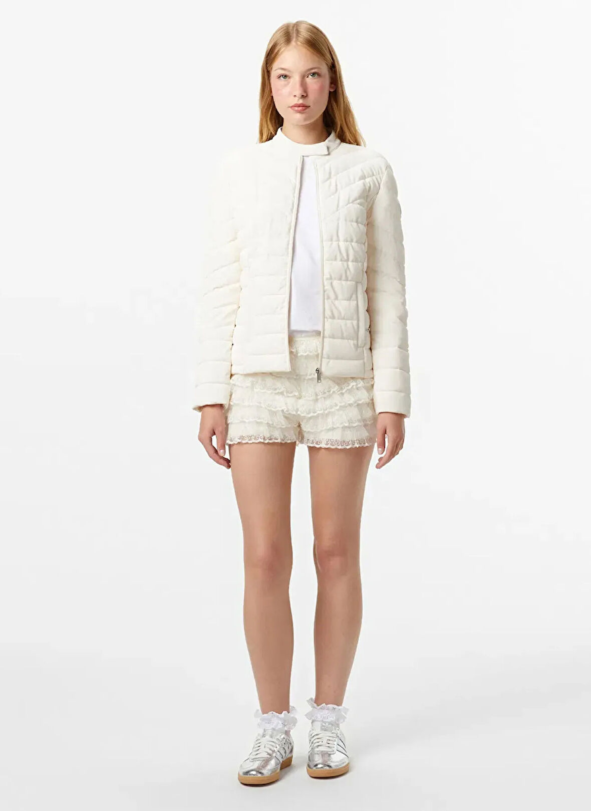 Guess Standart Bej Kadın Ceket New Vona Kadın Ceket