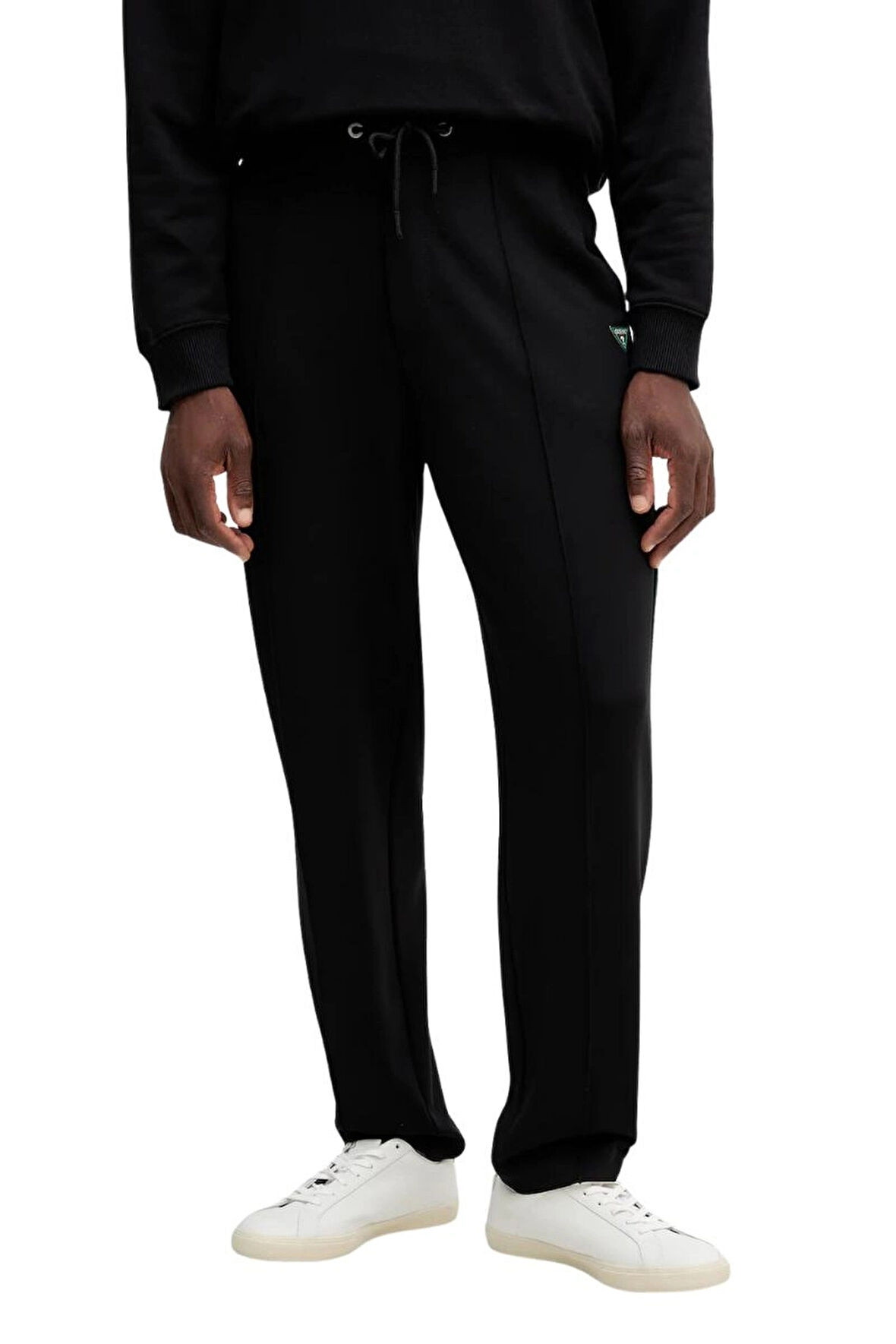 Guess Interlock Erkek Siyah Slim Fit Eşofman Altı M5YB18KCBR2-JBLK