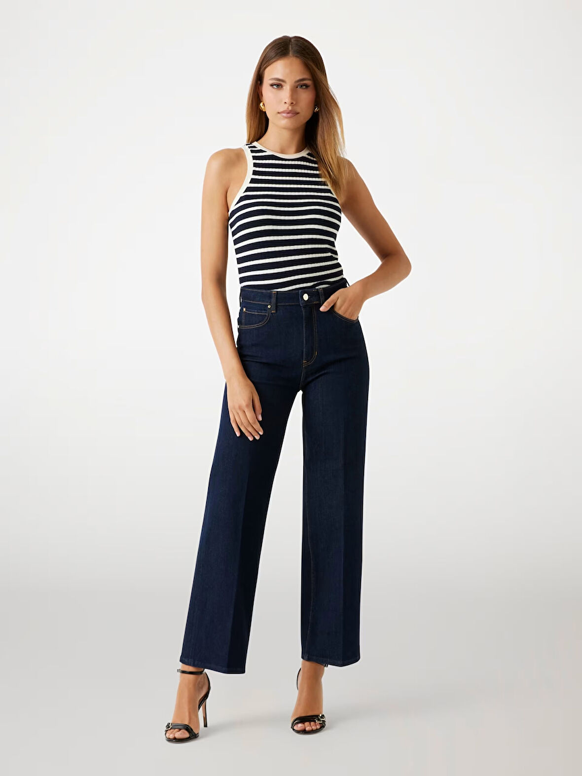 Guess Wide Leg Kadın Jean Pantolon W5YA1AD5PW1