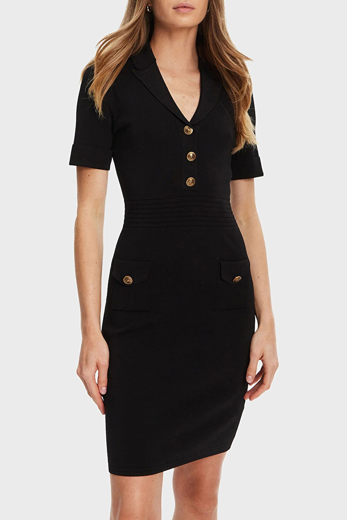 Guess Kadın Elbise W5YK29 Z0130 JBLK