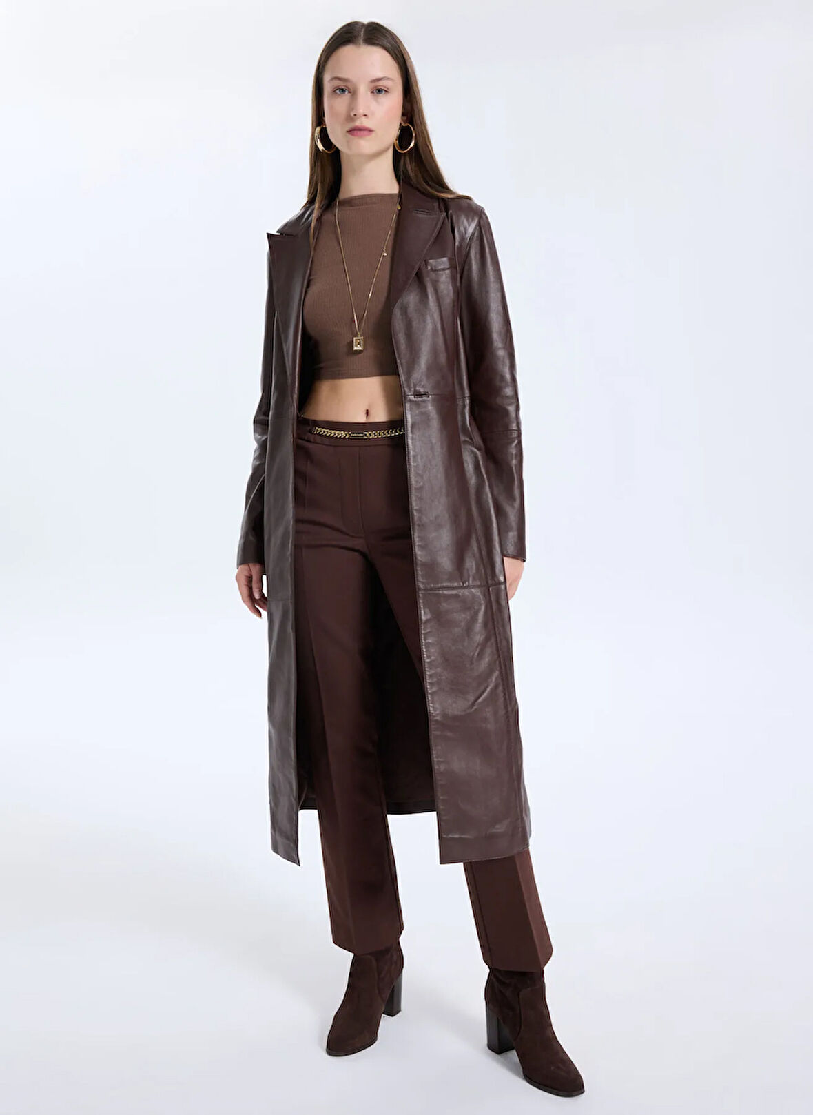 Guess Yüksek Bel Slim Fit Beyaz Kadın Pantolon Sunny Kadın Slim Fit Pantolon