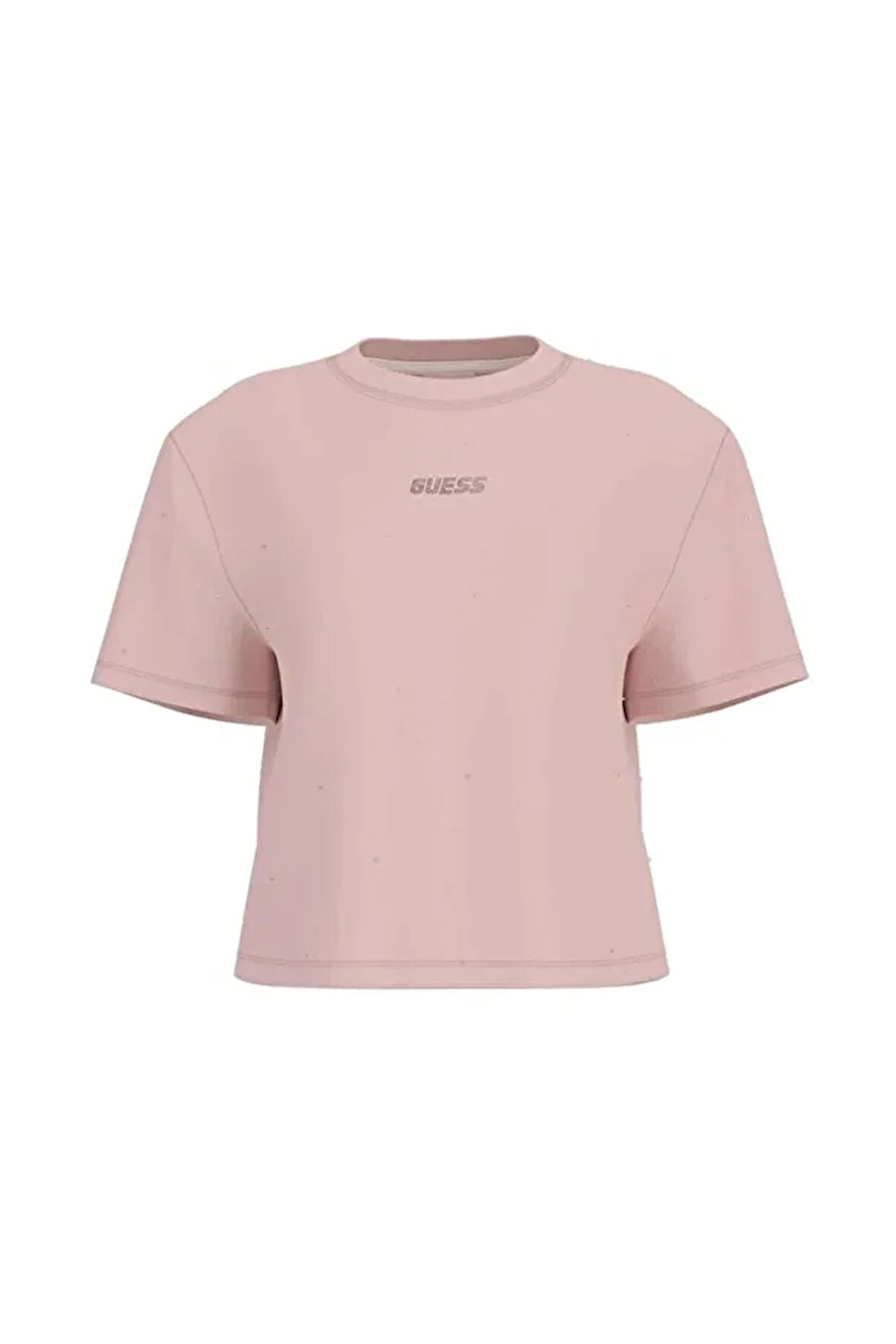 Guess Primula Kadın Pembe Aktif Boxy Fit T-Shirt V5GI00I3Z14-G6O1