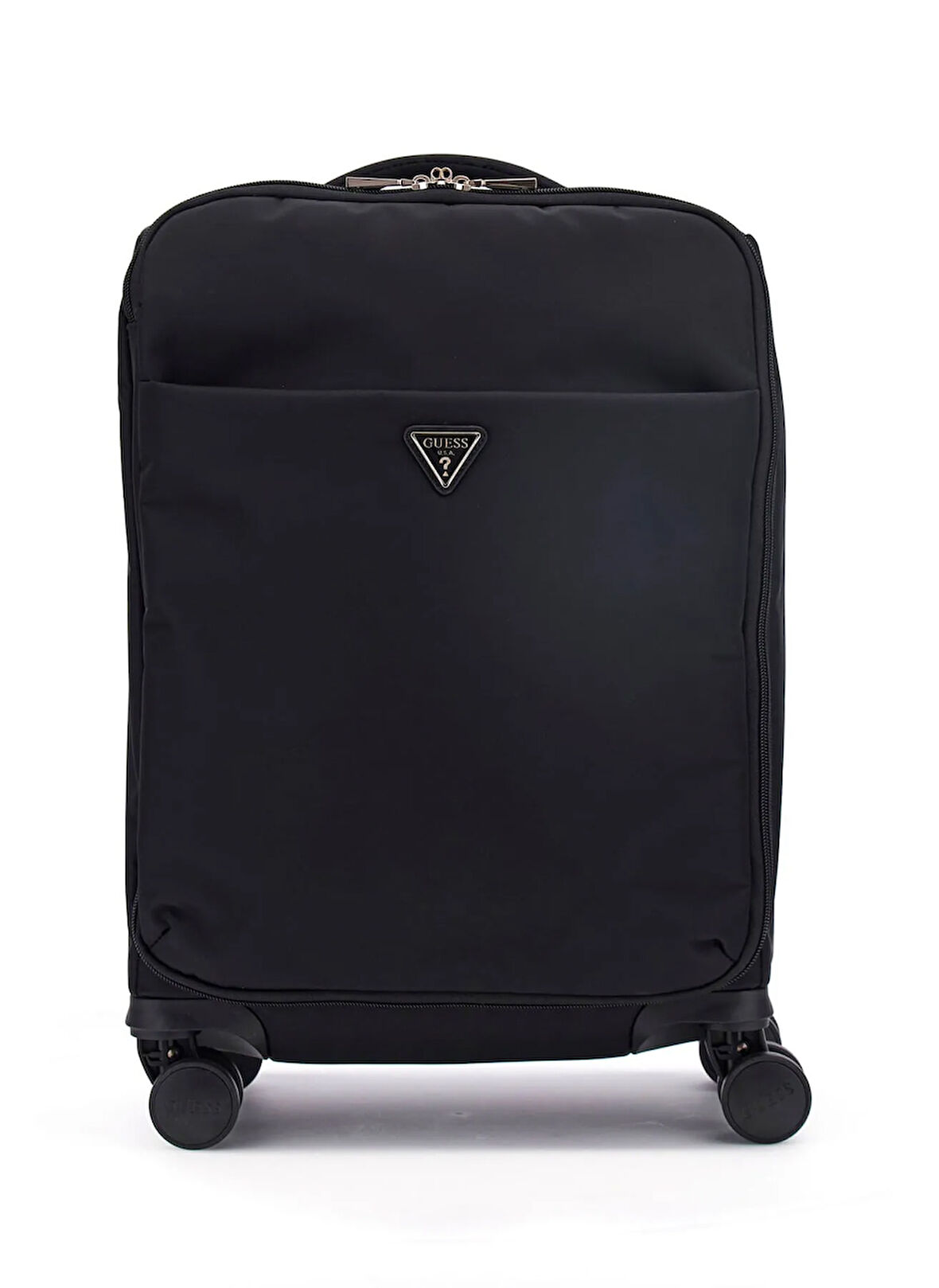 Guess Siyah Çekçekli Kumaş Valiz TWNN9676983