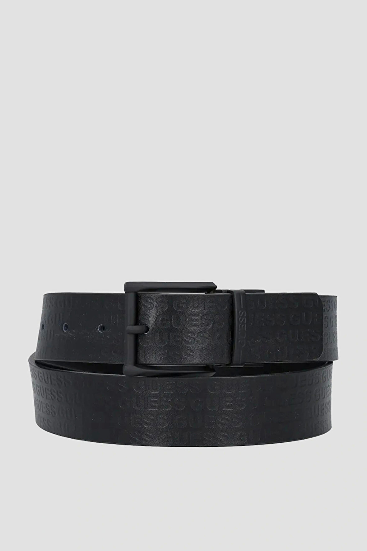 Guess Access Erkek Siyah Ayarlanabilir Çift Taraflı Deri Kemer BM7820P5335-BLA