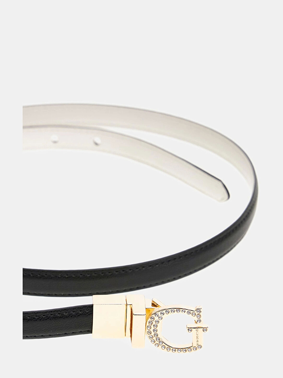 Guess Everlee Kadın Siyah Ayarlanabilir Çift Taraflı Kemer BW9242P5315-BLA