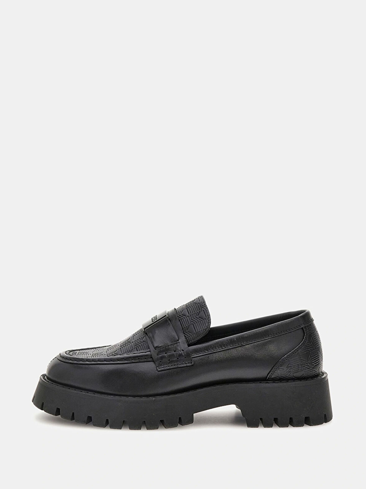 Guess Gorizia Erkek Siyah Deri Makosen FMTGORLEL14-BLACK