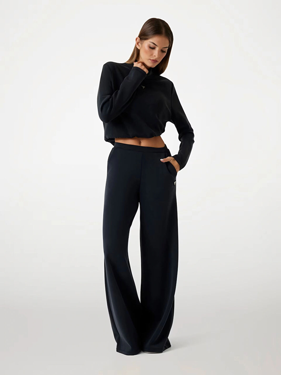 Guess Olympe Kadın Aktif Modal Karışımlı Scuba Sweatshirt V4YQ05KCAY2-G4P2