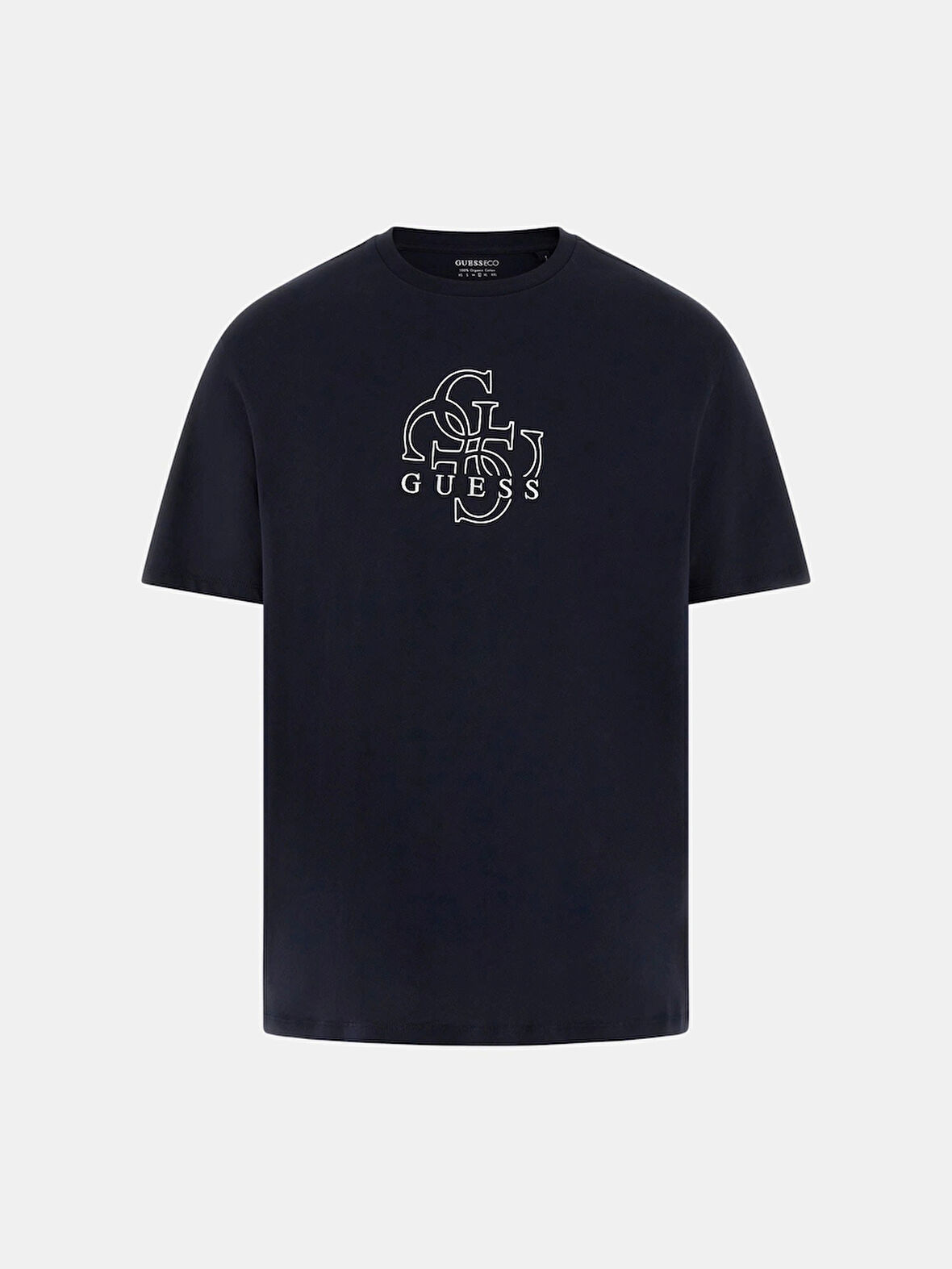 Guess Quattro Erkek Lacivert Regular Fit T-Shirt M5BI76I3Z14-G7V2