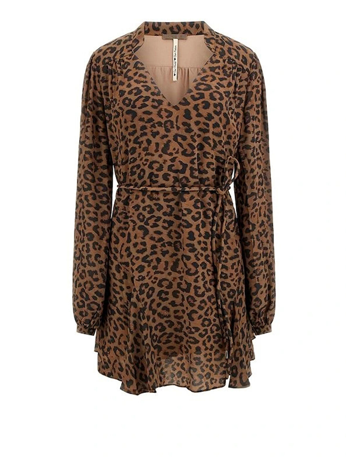 Guess Wanda Kadın Çok Renkli Elbise W5BK51WGLA2-P1UK