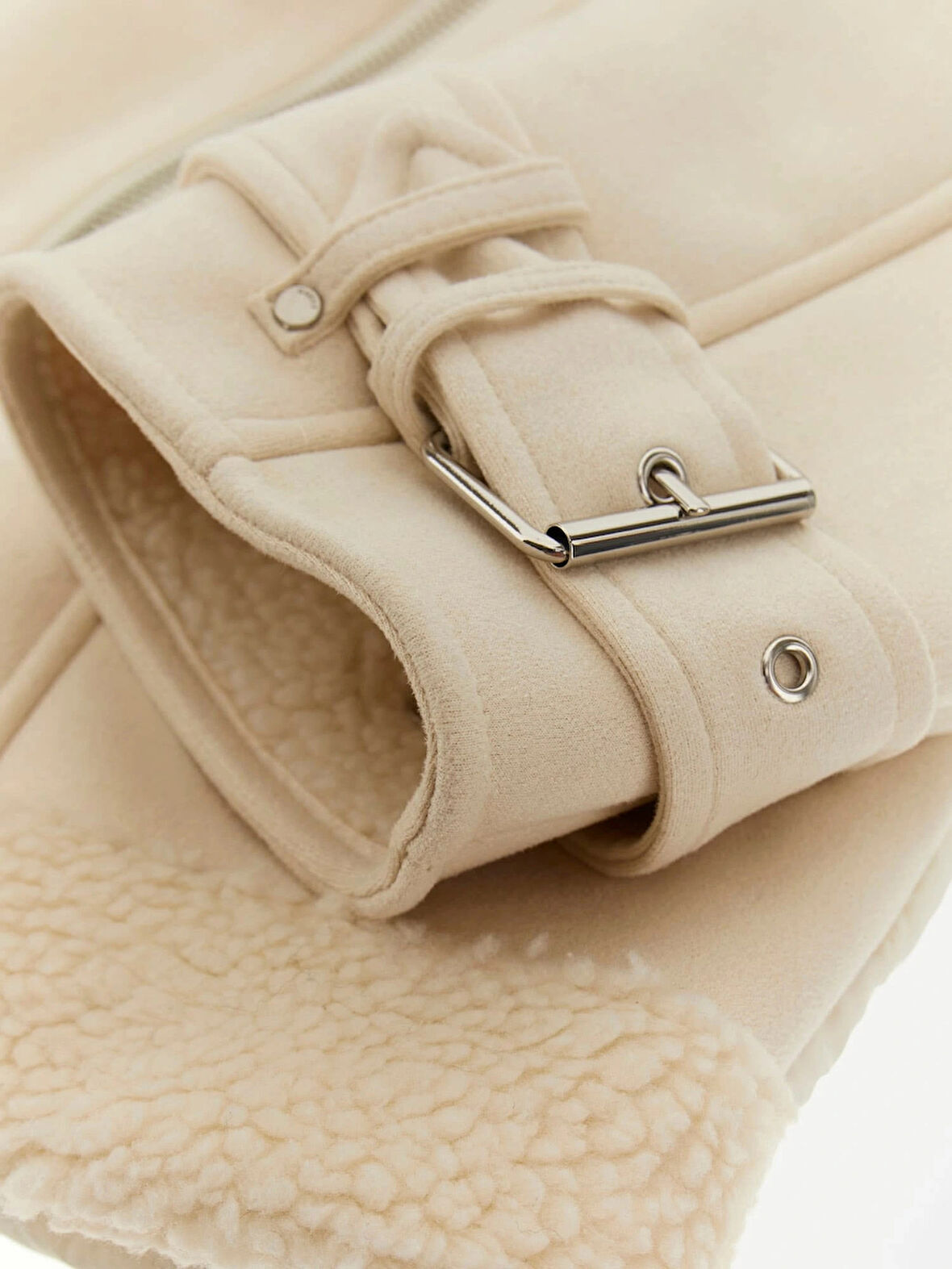 Guess Maristella Kadın Beyaz Ceket W5BL23W2662-G012