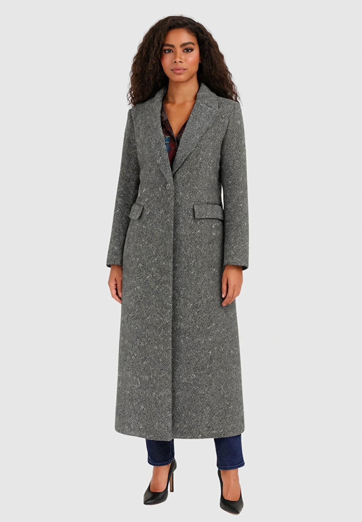 Guess Stefania Kadın Gri Kaban W5BL26W2680-FJ9F