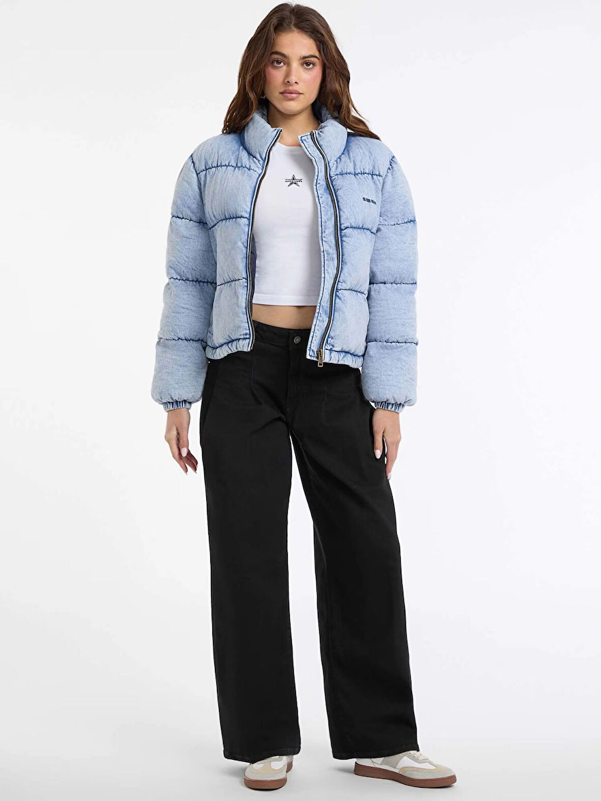 Guess Kadın Çok Renkli Denim Mont W5BL85D6181-MWCH