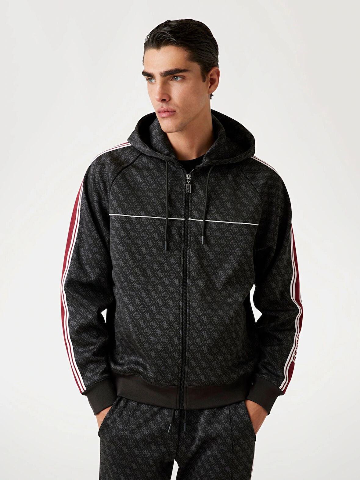 Guess Parimo Erkek Çok Renkli Aktif Sweatshirt Z5BQ13K2042-FJ9N