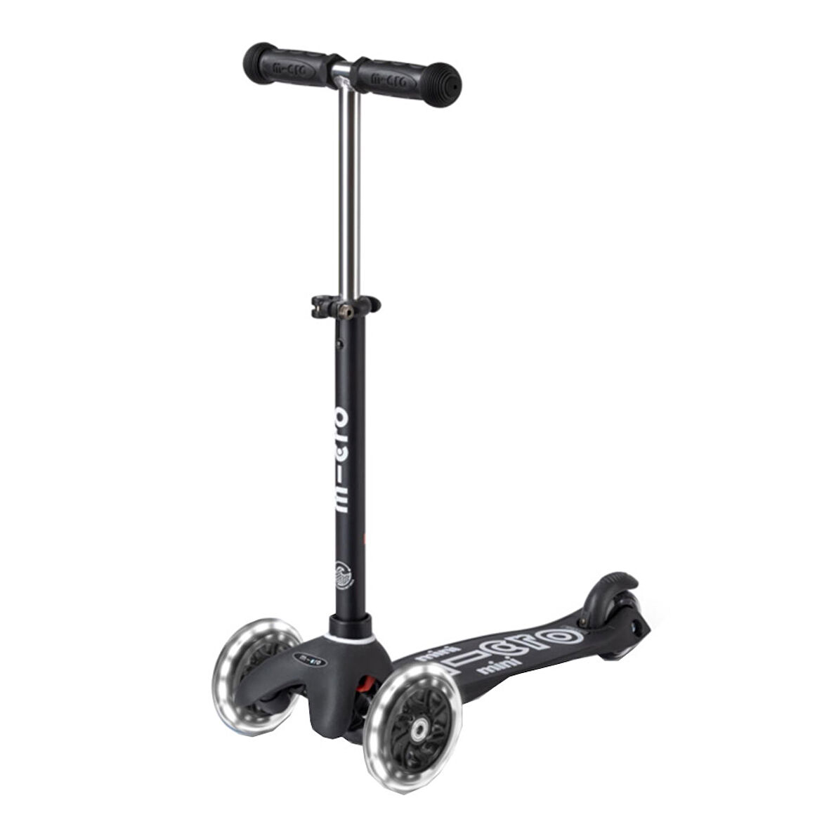 Mini Micro Scooter Deluxe Eco Led Black MCR.MMD165