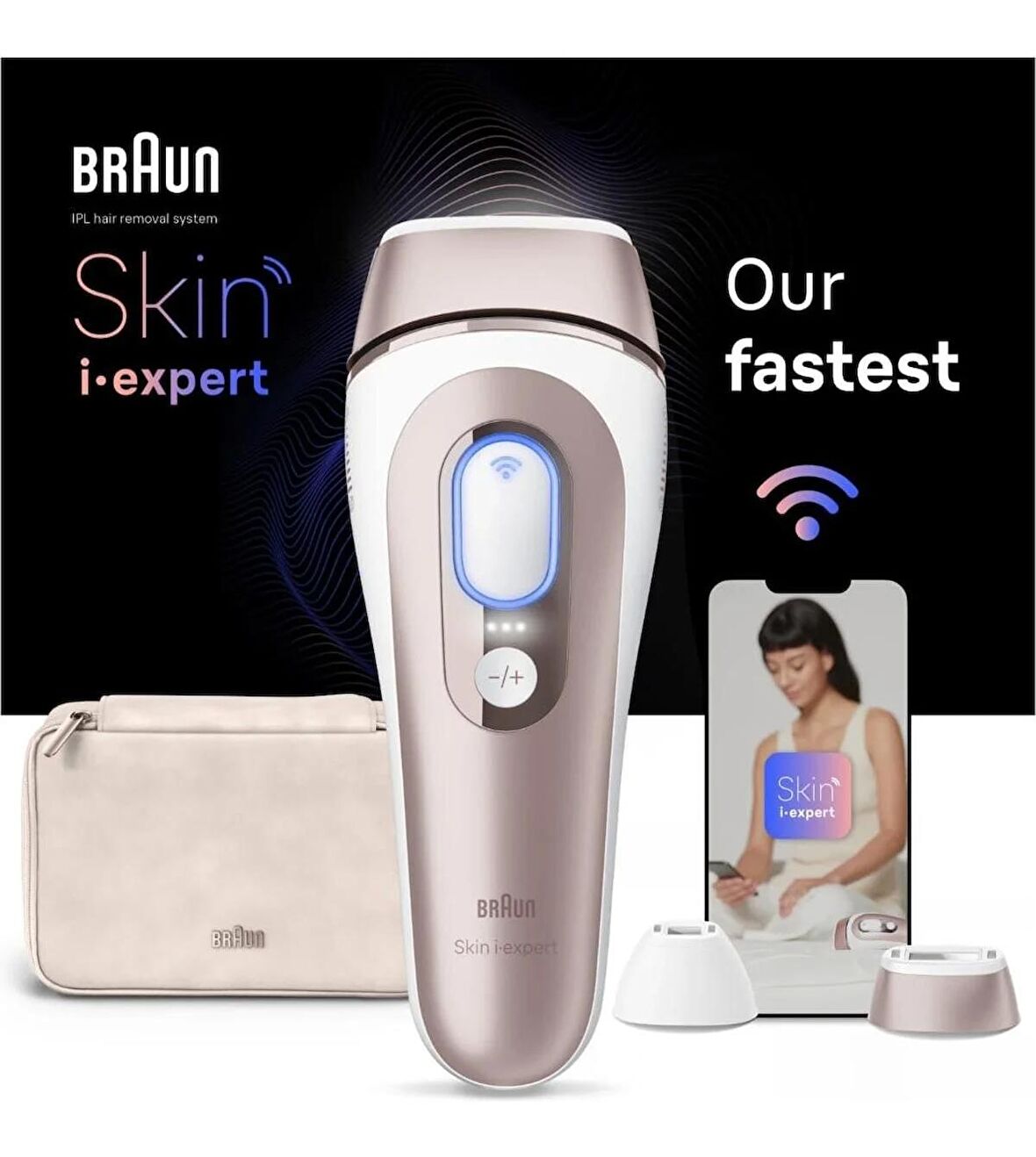 Braun Smart IPL Skin i·expert, Evde Epilasyon, Kese, Venus Tıraş Makinesi, 2 Başlıklı, PL7147