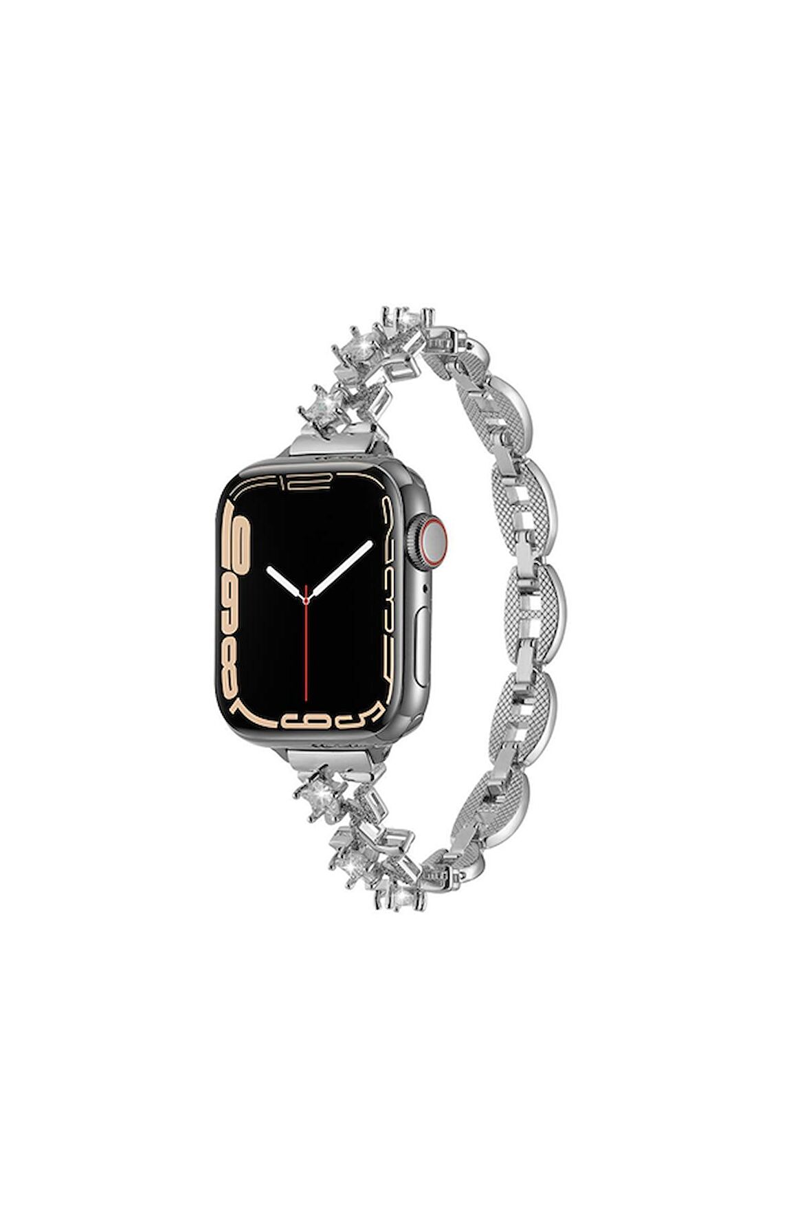 Apple Watch Ultra Uyumlu  49mm Fuchsia KRD-104 Metal Kordon