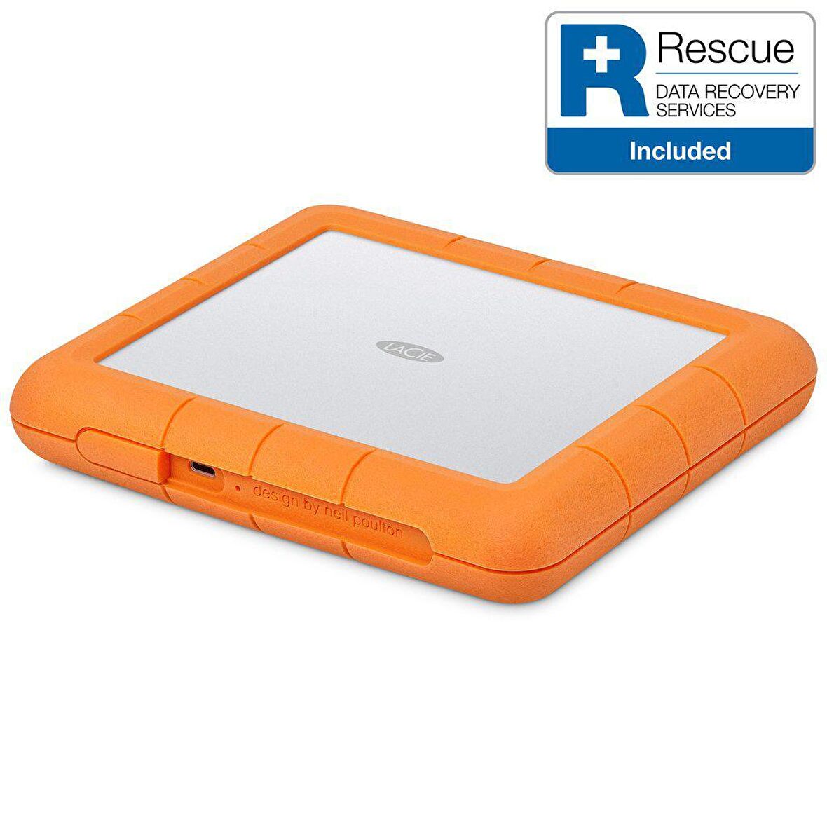Lacie Stht8000800 Rugged Raid Shuttle 8 Tb 3.5" Usb 3.1 Taşınabilir Disk Gri - Turuncu
