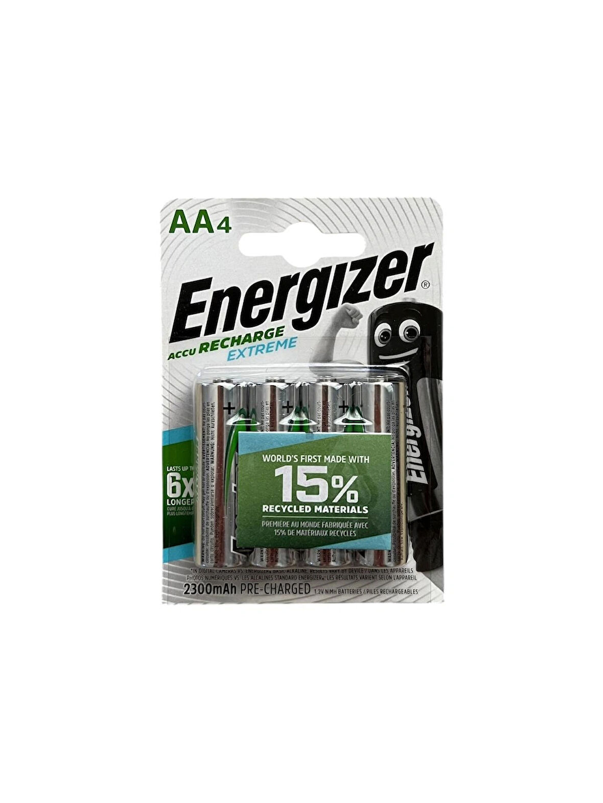 Energizer Recharge Kalem 4'lü AA Şarjlı Pil 