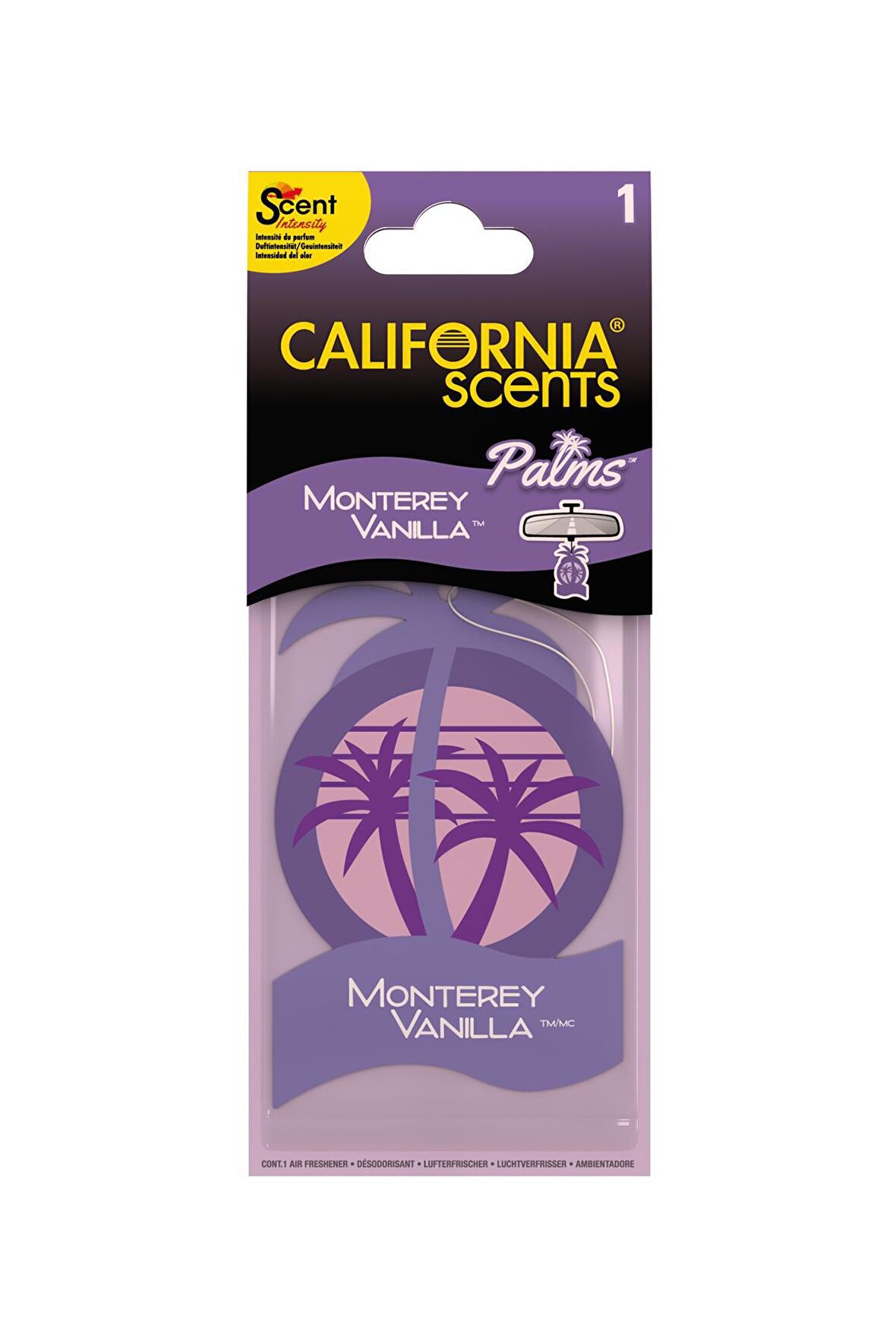 California Scents Palms "Montry Vanilla" Asma Koku