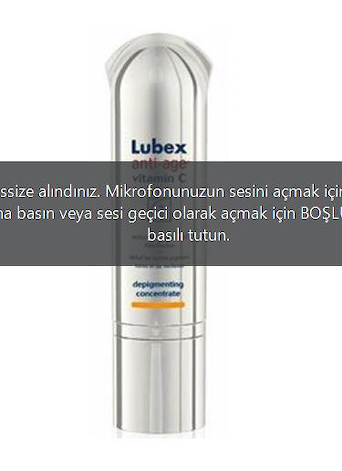 Lubex Yaşlanma Karşıtı C Vitaminli 30 Yaş + Gece-Gündüz Yüz Serumu 30 ml 