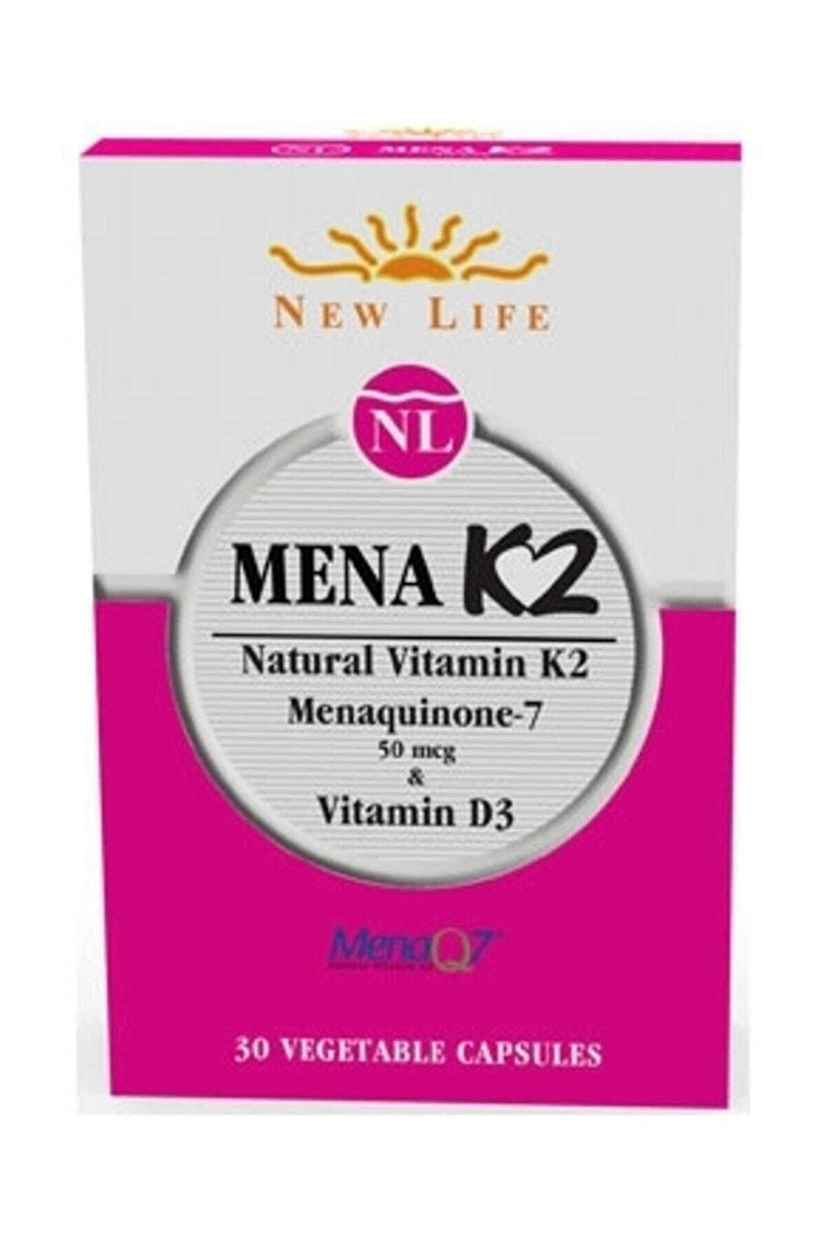 NEW LIFE MENA K2+D3 30 KAPSUL