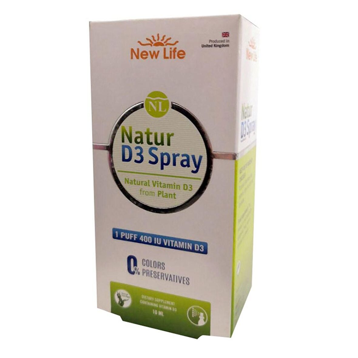 New Life Natur D3 Spray Takviye Edici Gıda 10 ml