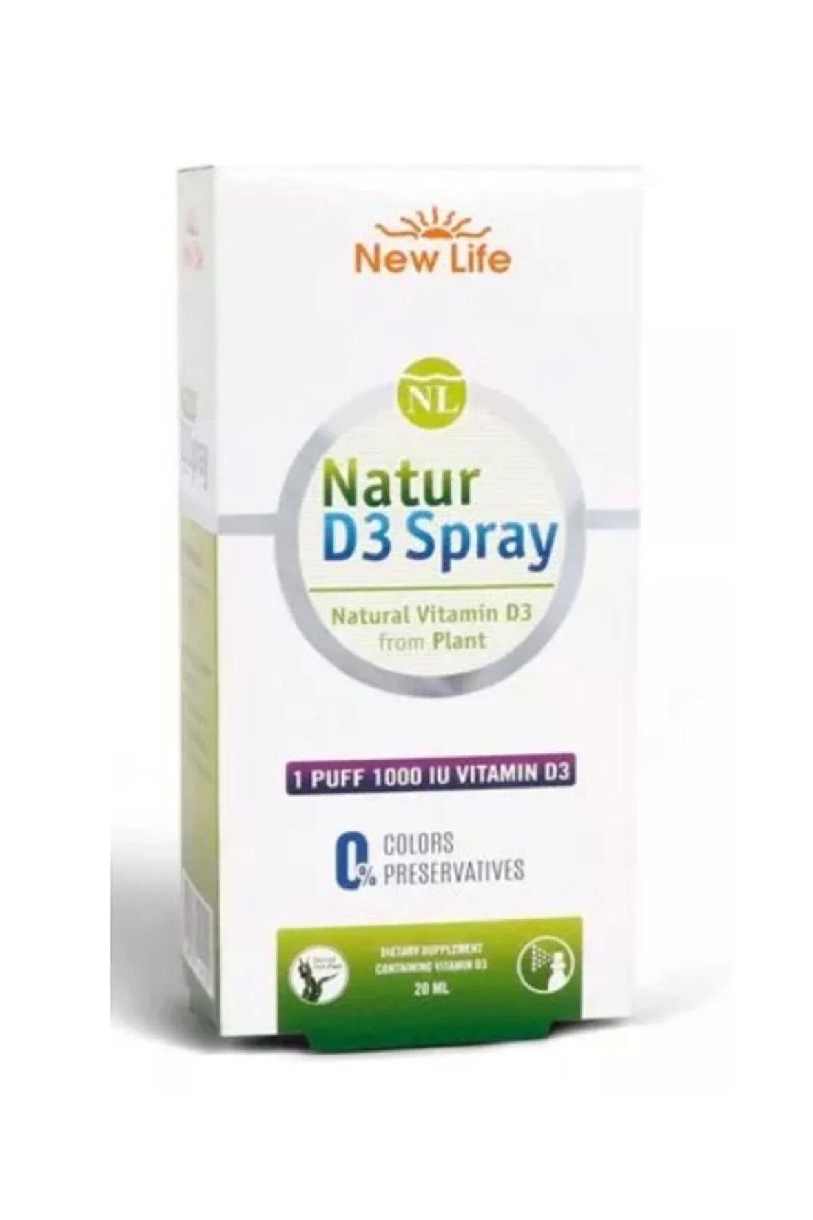 Natur D3 Sprey 1000 Iu 20ml