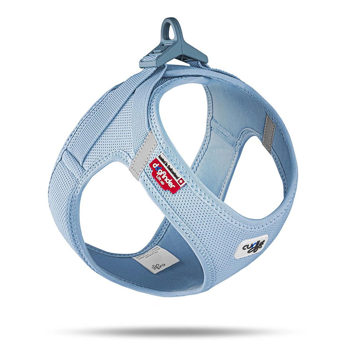 Vest Göğüs tasması curli Clasp Air-Mesh Açık mavi 2XS
