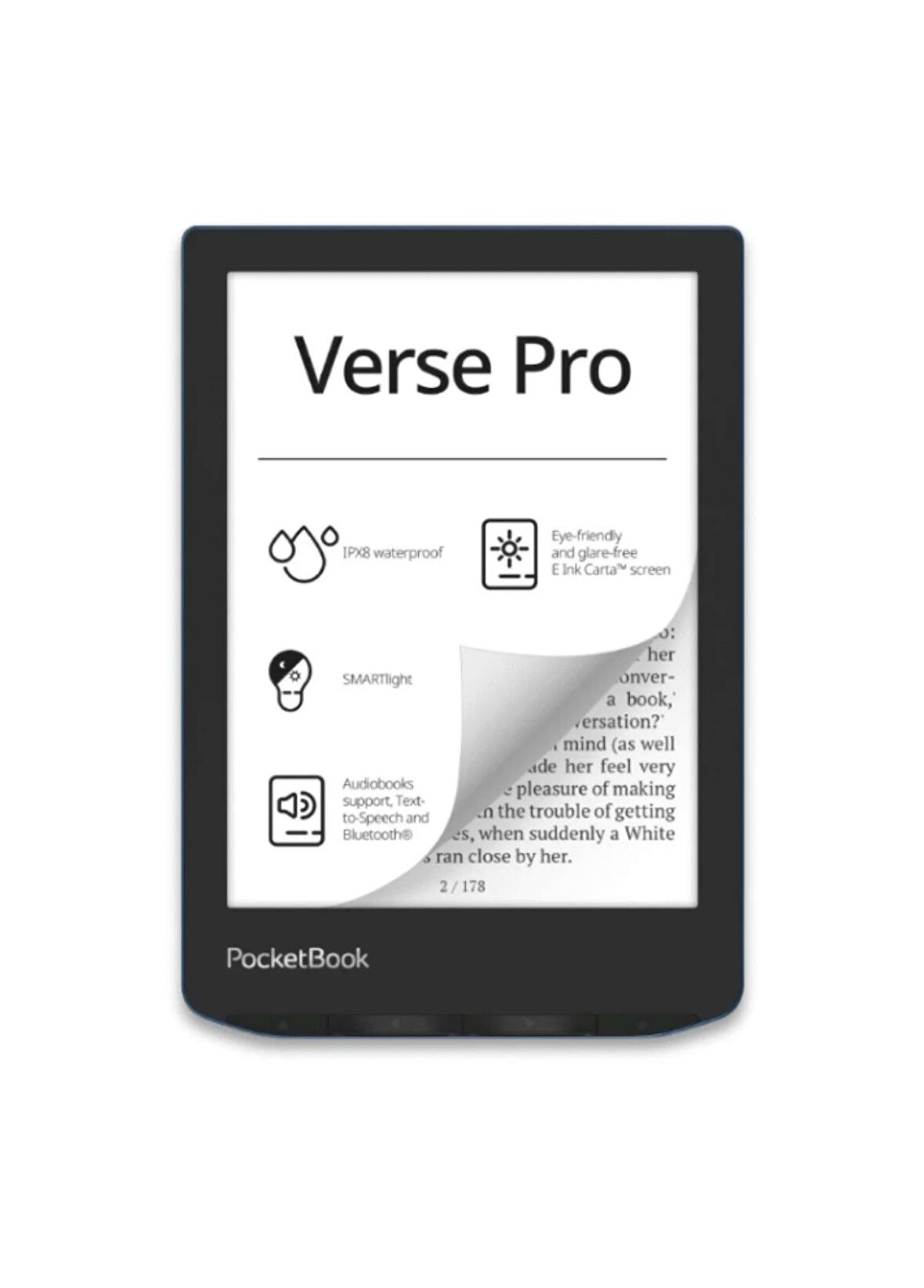 Verse Pro Azure 6" Suya Dayanıklı E-kitap Okuyucu