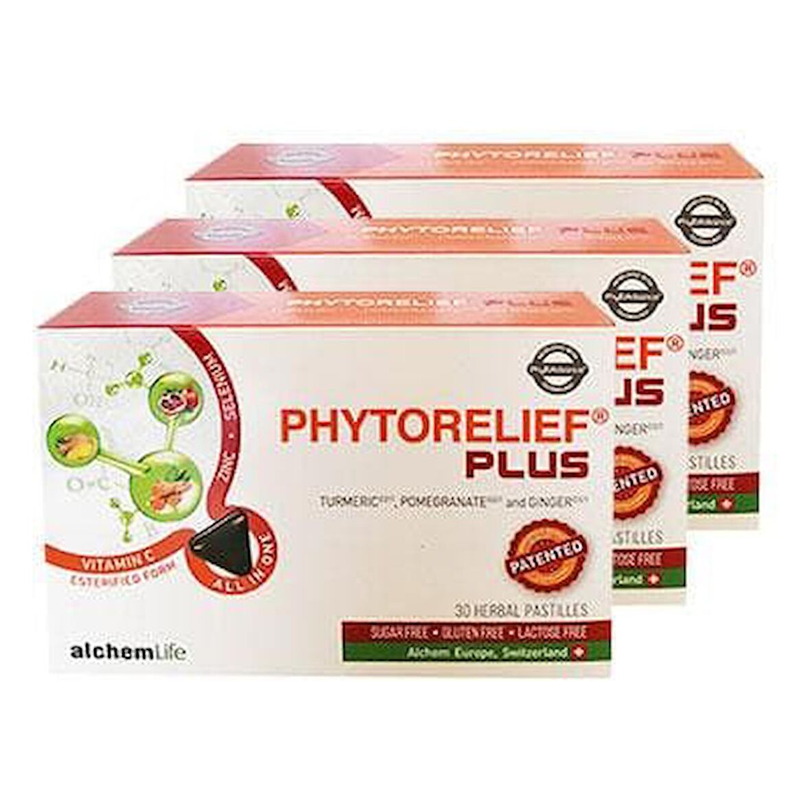 AlchemLife Phytorelief Plus 30 Pastil 3'lü Paket