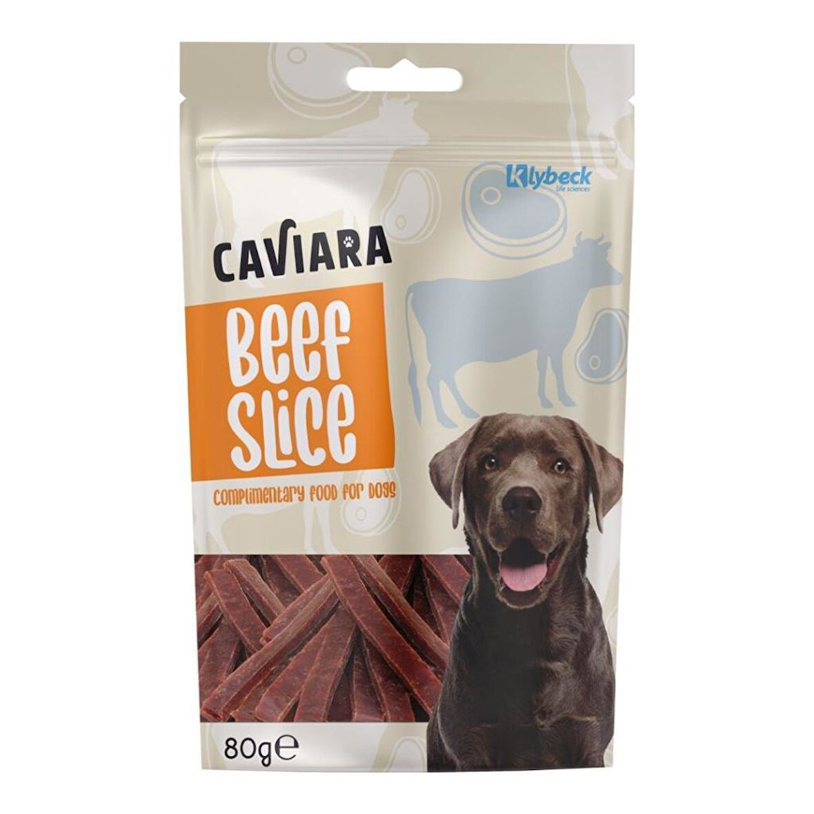 Caviara Kurutulmuş Sığır Dilimleri Köpek Ödülü 80 Gr