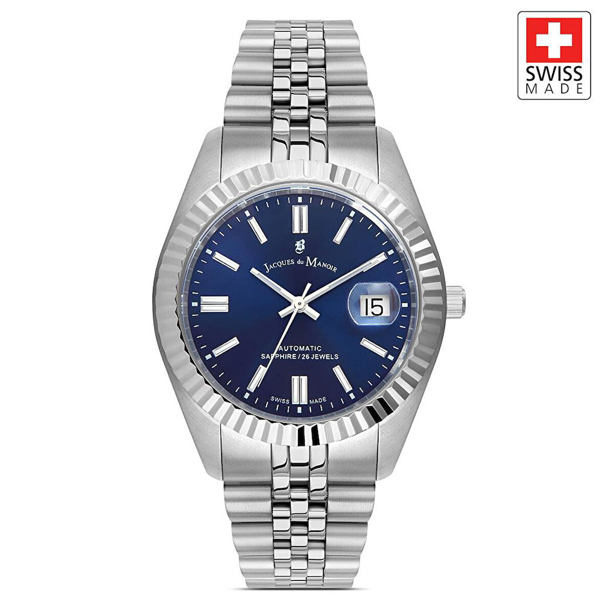 INSPIRATION JWG04204 (Sellita SW200-1, 26 Jewels Otomatik Mekanizmalı, Swiss Made) Erkek Kol Saati