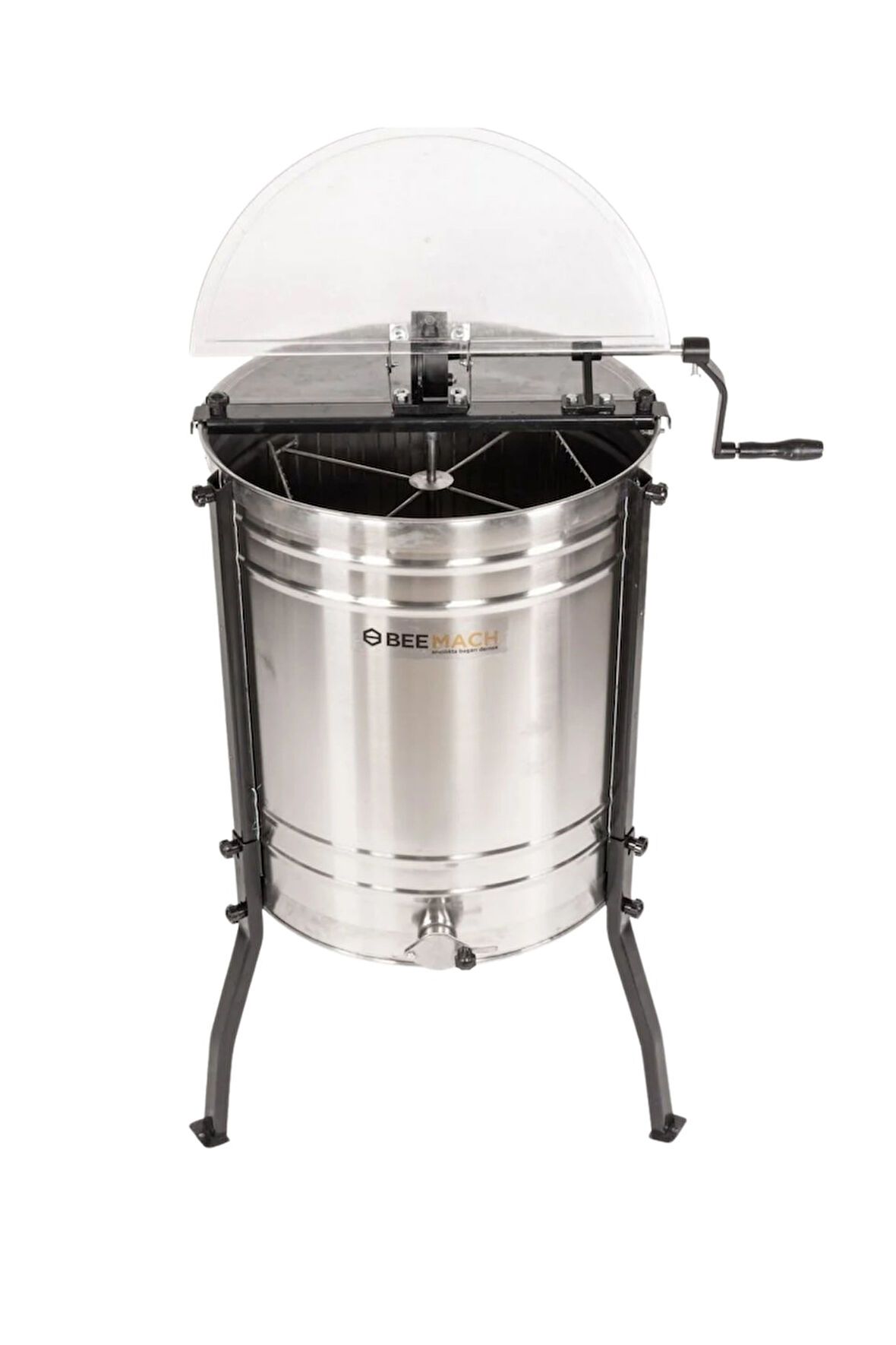 Beemach 304E Kalite 2 Tenekelik 4'lü Manuel Bal Süzme Makinesi