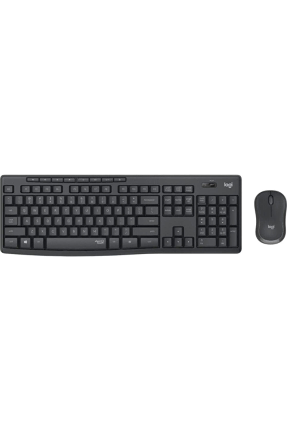Logıtech Mk295 Q Tr Sessiz Kablosuz Klavye Mouse Set Siyah 920-009804
