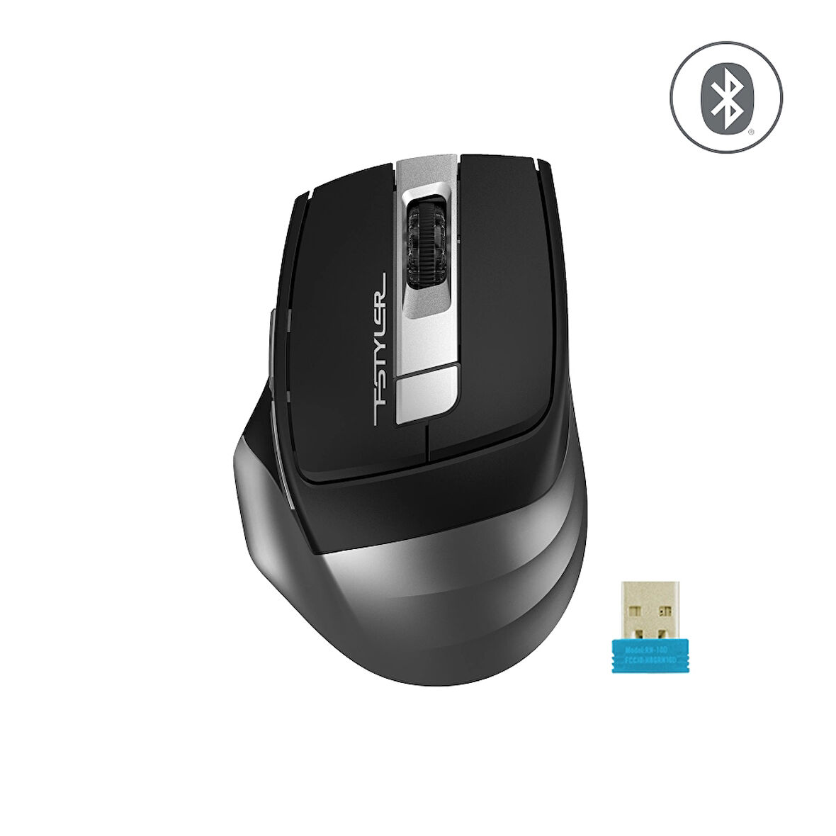 A4 Tech Fb35 Optık Mouse Bluetooth+nano Usb Gri