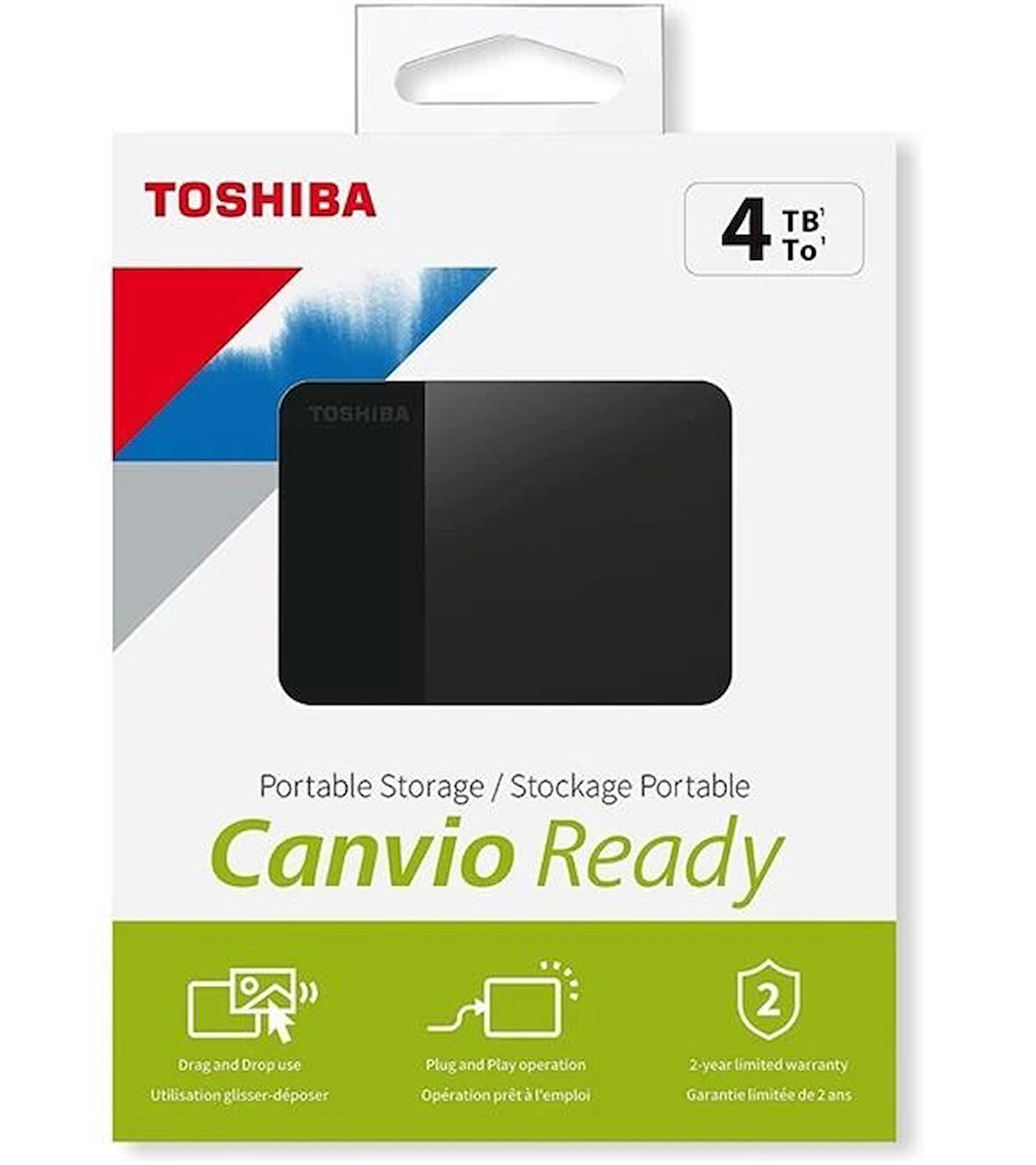 4tb Canvıo Ready 2.5" Usb3.2 Toshıba Hdtp340ek3ca