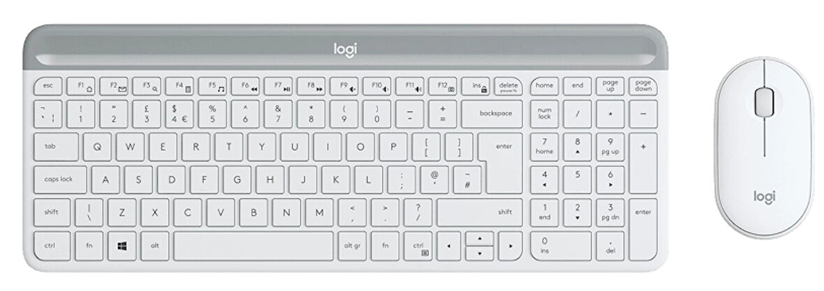 LOGITECH MK470 KABLOSUZ KLAVYE &amp; MOUSE SETİ BEYAZ 920-009436