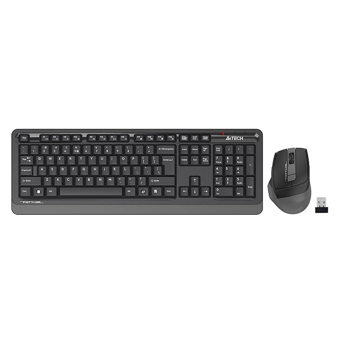 A4 Tech Fg1035 2.4g Gri Q Fn-mm Klv+opt. Mou 2000d