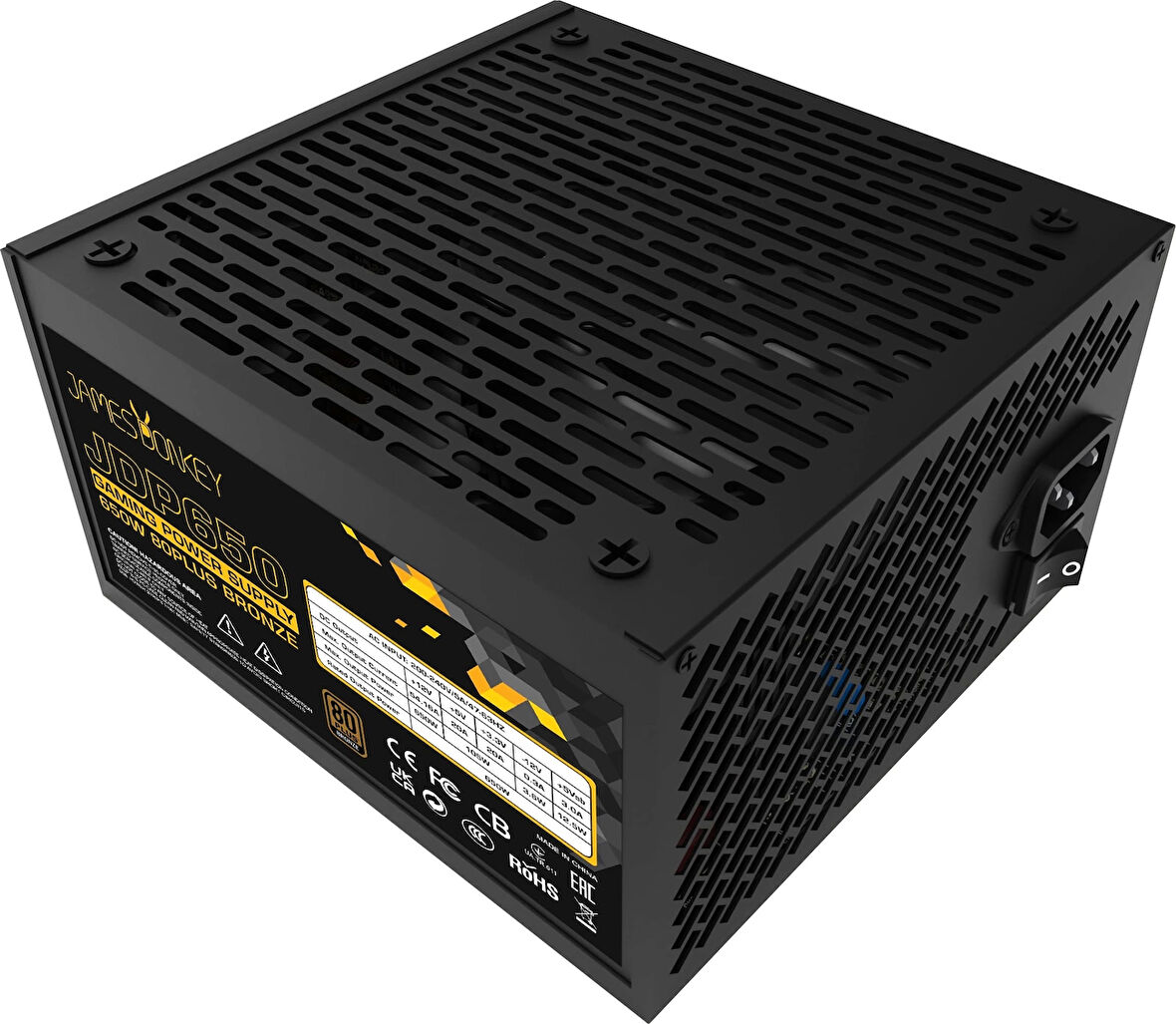 James Donkey Jdp650 Apfc 12cm 80+ Bronze 650w Psu