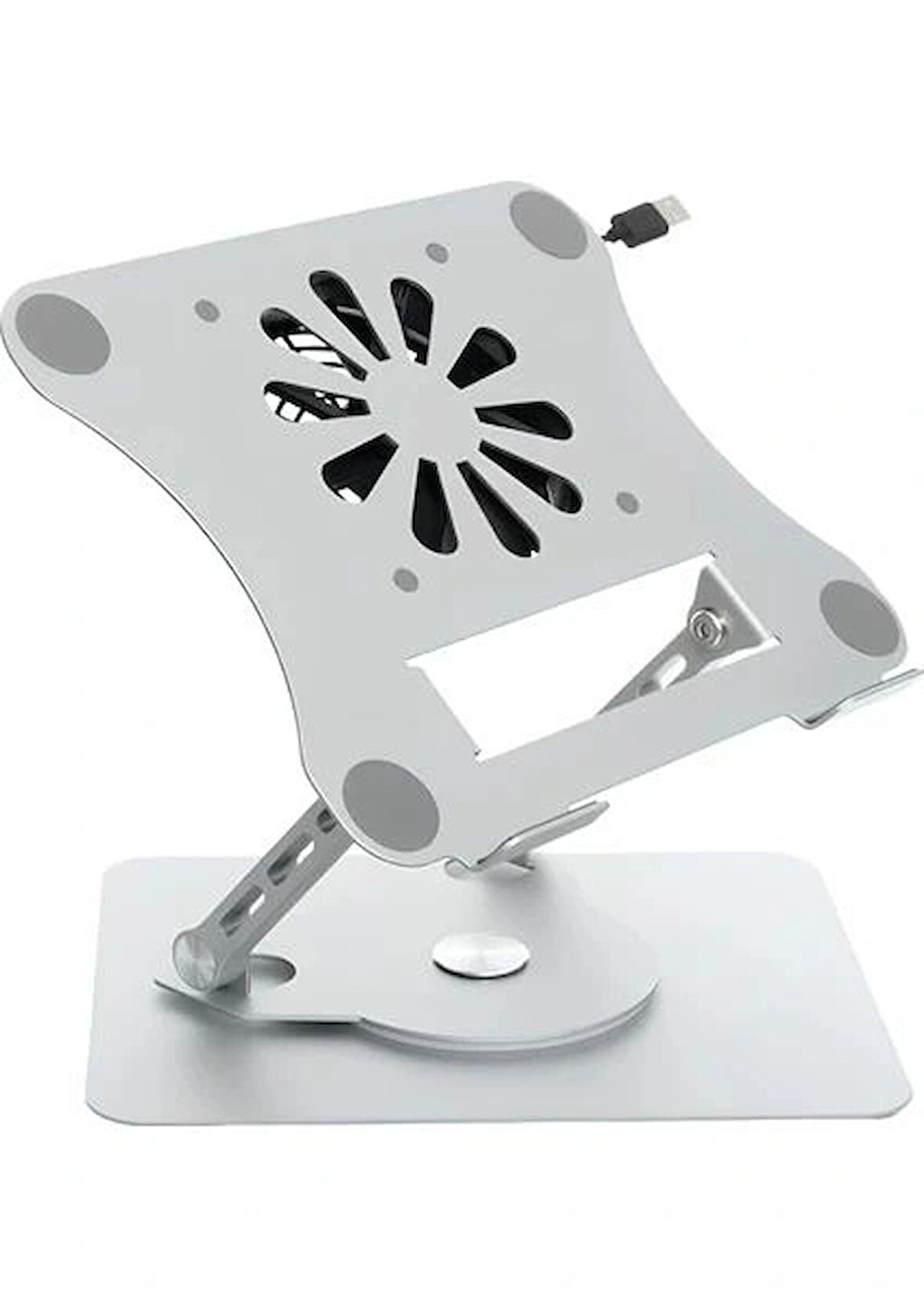 Daytona J41 360° Döner Metal Fanlı Notebook Stand,