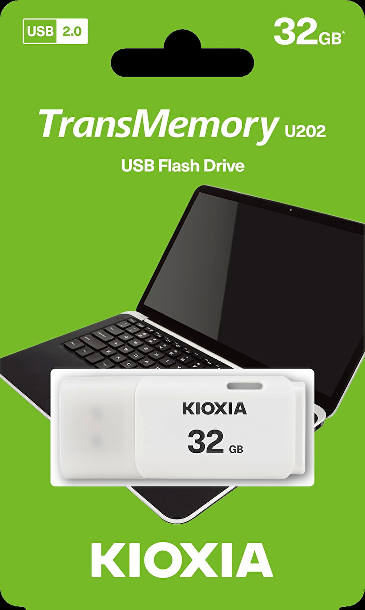 32gb Usb2.0 Kıoxıa Beyaz Usb Bellek Lu202w032gg4