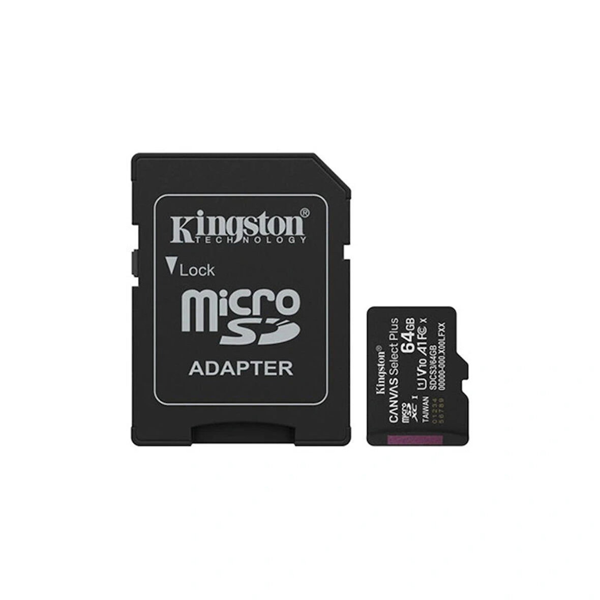 64 Gb Kıngston Canvas Select Plus Mıcro Sd Card Cl10 Sdcs3/64gb