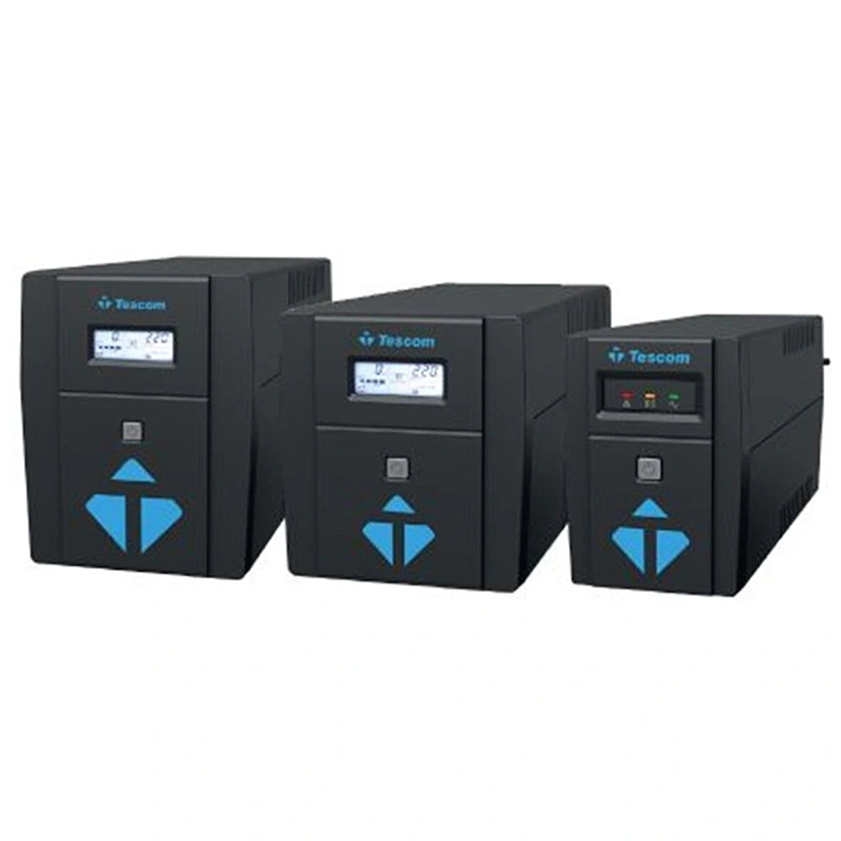 Tescom Leoap 2000va 1f/1f (2x9ah) 4/8dk Lcd Lıne Interaktıf Ups