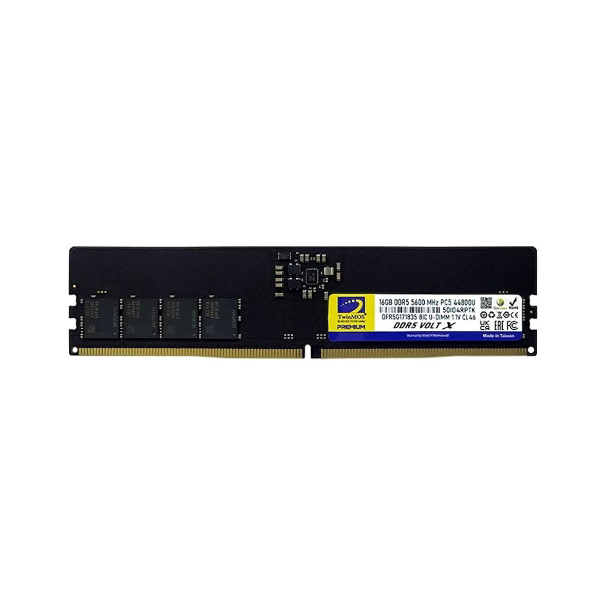 16 Gb Ddr5 5600mhz Cl46 Twınmos Dt Tmd516gb5600u46wo