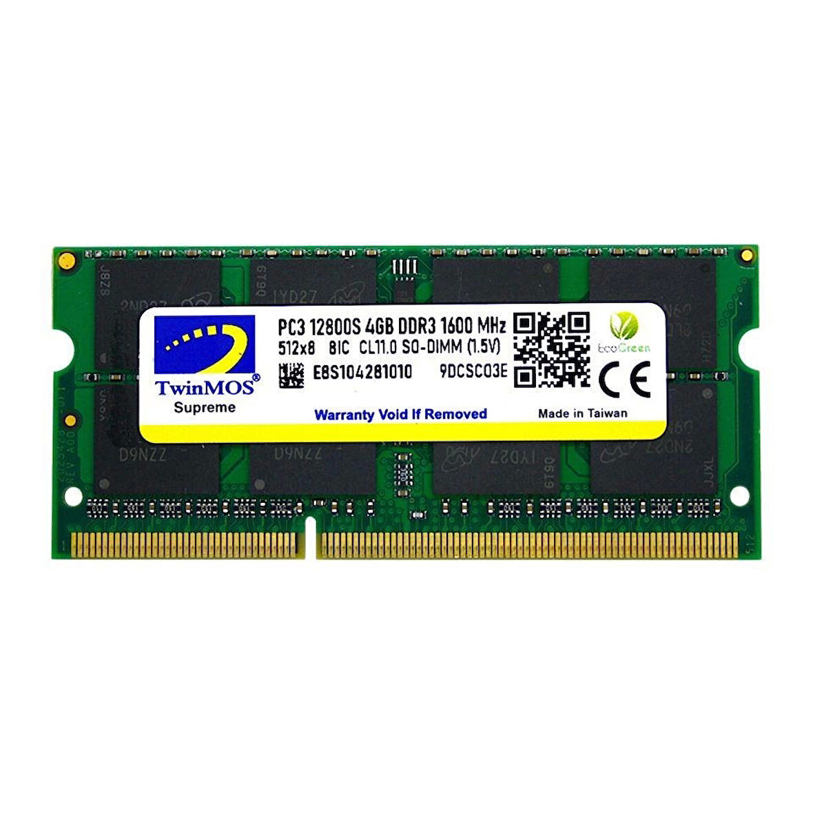 4 Gb Ddr3 1600mhz Twınmos 1.5 Nb Mdd34gb1600n
